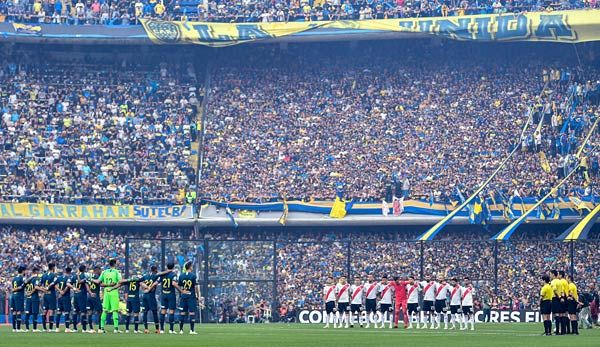 Copa Libertadores Finale Zwischen River Plate Vs Boca Juniors Heute