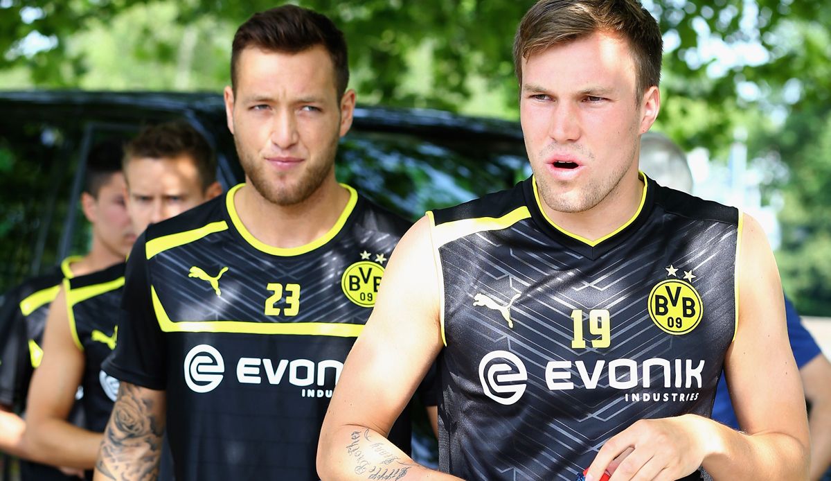 Kevin Gro Kreutz Und Der D Ner Wurf Bvb Mitspieler Julian Schieber