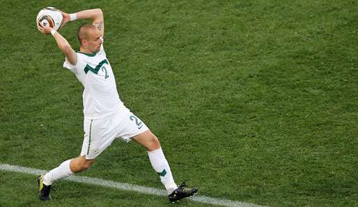 Miso Brecko spielte bei der WM 2010 für Slowenien 