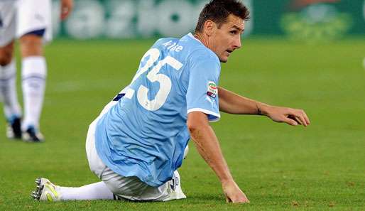 Miroslav Klose ist im Sommer zu Lazio Rom gewechselt 