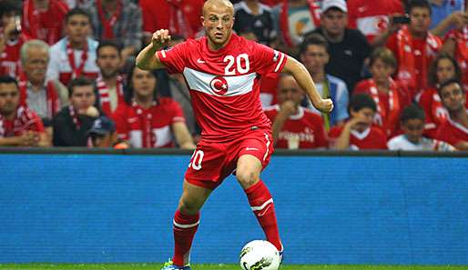 Gökhan Töre debütierte im September 2011 für die türkische A-Nationalmannschaft