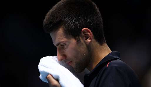 Novak Djokovic steht bei den ATP-Masters vor dem Aus  