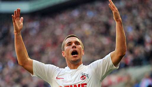 Lukas Podolski steht beim 1. FC Köln bis Sommer 2012 unter Vertrag