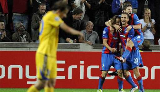 Jubel in der Champions League: Petr Jiracek (l.) und Vaclav Pilar (r.)
