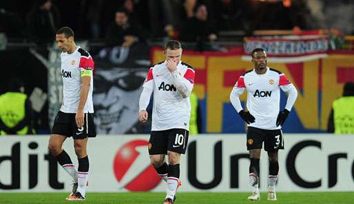 Die Stars von Manchester United stehen nach dem Aus in der Champions League unter Zugzwang