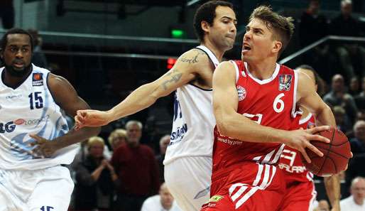 Steffen Hamann und der FC Bayern unterlagen in Bremerhaven mit 71:73 (33:28)