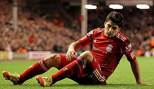 Bittere Pille für den FC Liverpool: Satte acht Spiele muss Luis Suarez passen