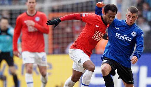 Diego Demme (r.) war seit 2004 Spieler von Arminia Bielefeld