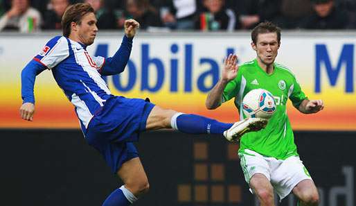 Kam in der laufenden Spielzeit lediglich vier Mal zum Einsatz: Aleksandr Hleb (r.)