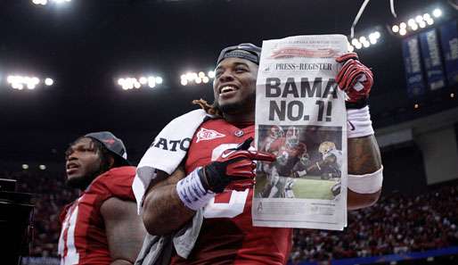 Alabama-Running-Back Trent Richardson erzielte den einzigen Touchdown des Spiels