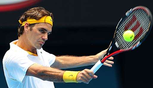 Roger Federer verlor 2011 im Halbfinale gegen Novak Djokovic