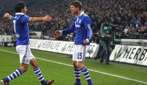 Wollen auch im neuen Jahr auf Torejagd gehen: Raul (l.) und Klaas-Jan Huntelaar