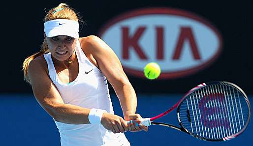 Sabine Lisicki hatte zum Auftakt ihre liebe Mühe mit der Schweizerin Stefanie Vögele