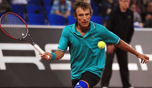 Auch mit 47 Jahren schwingt Mats Wilander noch gern den Schläger