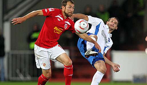 Anton Fink (r.) wechselt vom KSC zu Drittligist Chemnitzer FC