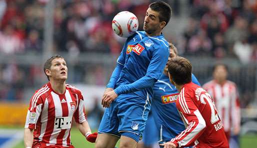 Der VfB Stuttgart bemüht sich angeblich um einen Wechsel von Vedad Ibisevic von 1899 Hoffenheim