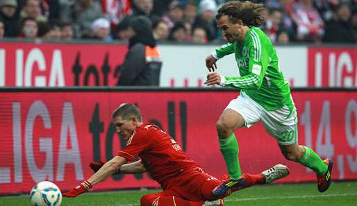 Nach einem harten Stück Arbeit setzten sich die Bayern mit 2:0 gegen Wolfsburg durch