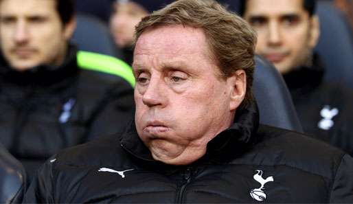 Harry Redknapp ist seit 2008 Trainer bei Tottenham 