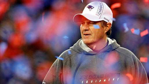 Bill Belichick hofft auch nach Super Bowl XLVI wieder auf reichlich Konfetti und eine Bootstaufe