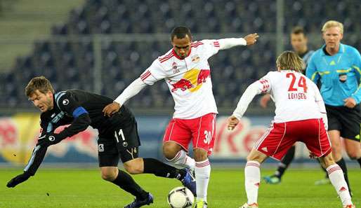 Red Bull Salzburg gewann gegen 1860 München durch ein Tor Jonatan Soriano mit 1:0