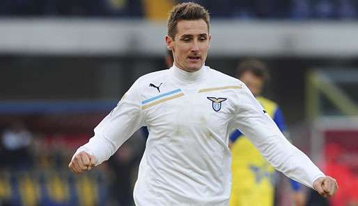 Miroslav Klose hat in dieser Saison bereits elf Tore für Lazio erzielt