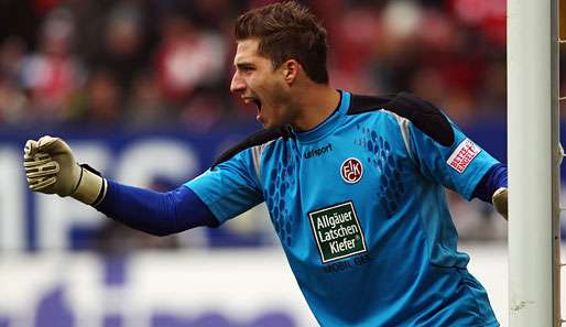 FCK-Keeper Kevin Trapp stand bislang zehnmal im Tor der deutschen U 21 