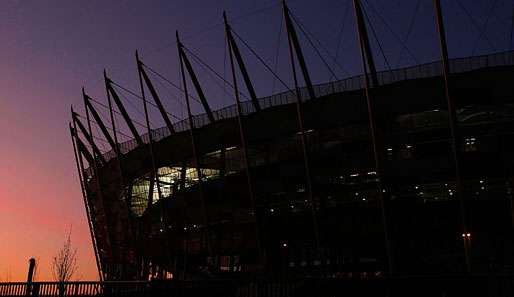 Noch bleiben die Lichter aus im neuen Nationalstadion in Warschau