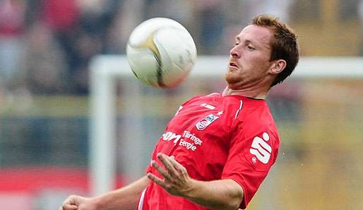 Nils Pfingsten Reddig sorgte für den 3:2-Endstand für Rot-Weiß Erfurt gegen Osnabrück