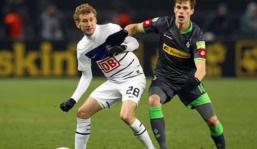 Fabian Lustenberger (l.) verletzte sich im Pokal-Spiel gegen Mönchengladbach am Fuß