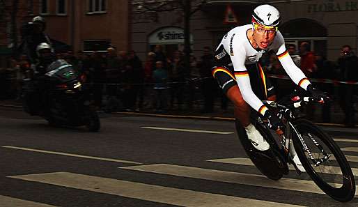Tony Martin schrammte beim Abschluss der Algarve-Rundfahrt nur sehr knapp am Sieg vorbei