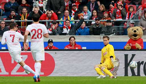 Martin Harnik brachte den VfB Stuttgart mit seinem 12. Saisontor in Führung