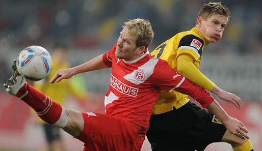 Sascha Rösler (l.) kehrte nach seiner Sperre ins Team der Düsseldorfer zurück