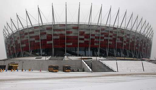 Im Nationalstadion von Warschau findet am 8. Juni 2012 das Eröffnungsspiel der EM statt