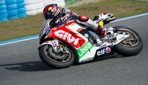Stefan Bradl konnte mit seinem Testergebnis nicht zufrieden sein