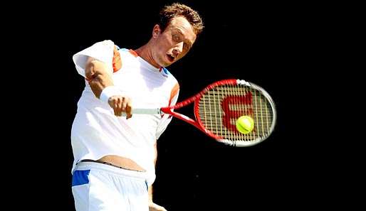 Der Augsburger Philipp Kohlschreiber unterlag Tsonga in 1:42 Stunden klar