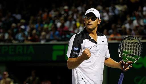Endlich mal wieder ein Sieg gegen seinen Angstgegner: Andy Roddick ballt die Faust