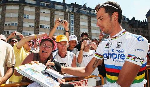 Alessandro Ballan wurde 2008 Weltmeister im Straßenradsport