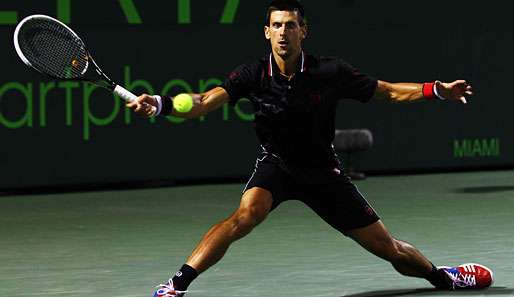 Trifft im Halbfinale von Miami auf Juan Monaco: Novak Djokovic