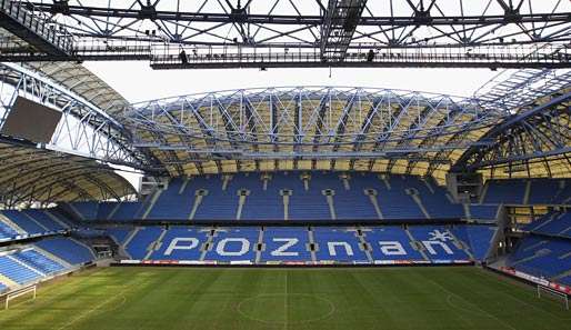 Kein Platz für Hooligans: Im Miejski Stadion in Posen soll es bei der EM friedlich zugehen