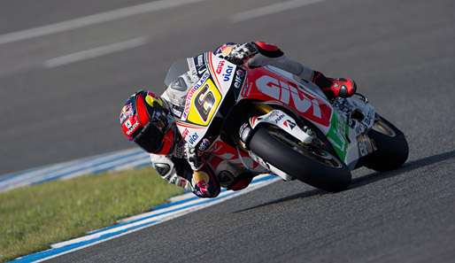 Im letzten Jahr Weltmeister in der Moto2, jetzt in der MotoGP unterwegs: Stafan Bradl