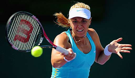 Sabine Lisicki musste die Partie mit Schmerzen im Fuß vorzeitig aufgeben
