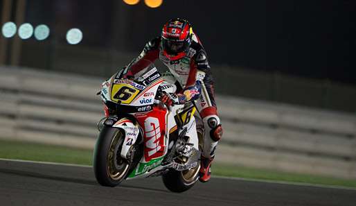 Stefan Bradl landete bei seinem ersten MotoGP-Rennen auf einem beachtlichen achten Platz