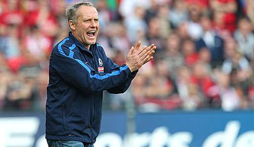 Übernahm zur Rückrunde das Traineramt beim SC Freiburg: Christian Streich