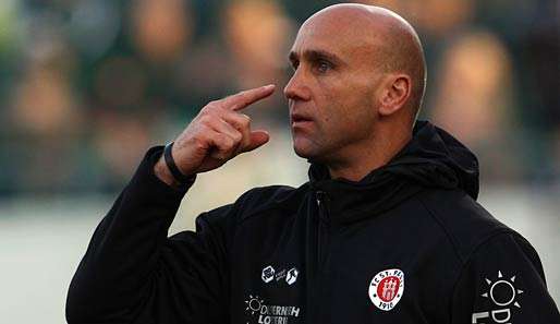 Andre Schubert und der FC St. Pauli haben den Aufstieg im Blick