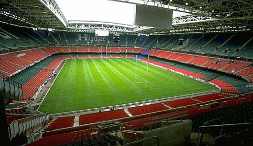 Im Millenium Stadium wird sonst vor allem dem Rugby gefrönt