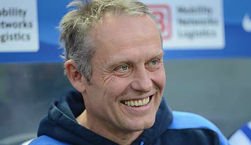 Christian Streich hat gut lachen: Er hat den SC Freiburg vor dem Abstieg gerettet