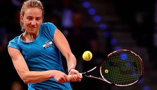 Das Spiel gegen Ana Ivanovic war hart umkämpft, aber Mona Barthel gewann in zwei Sätzen