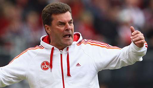 Club-Trainer Dieter Hecking rechnet sich keine Chancen auf die Europa-Leaque-Qualifikation aus