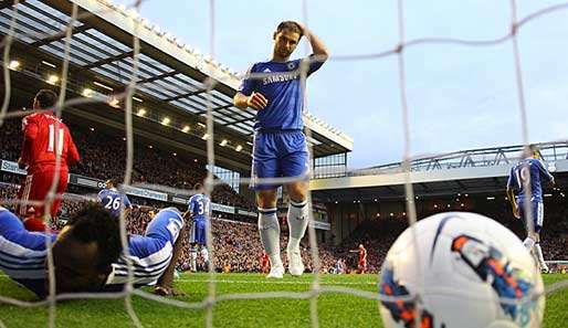 Essien (l.) und Ivanovic verloren mit Chelsea 1:4 in Liverpool