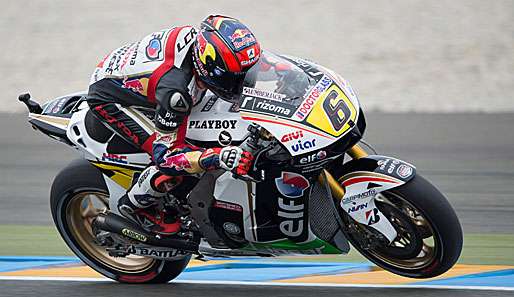 Stefan Bradl konnte in Le Mans bei schwierigen Bedingungen ein gutes Ergebnis einfahren 
